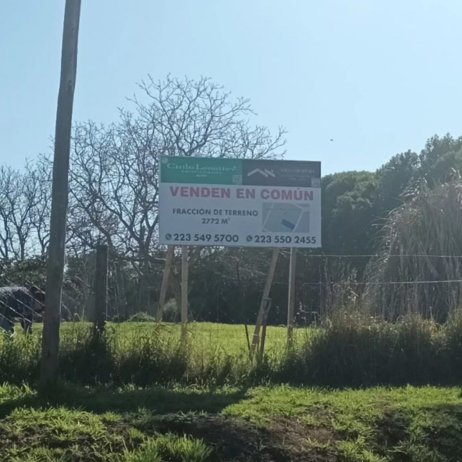FRACCION DE TERRENO EN VENTA - LA GLORIA LA PEREGRINA-