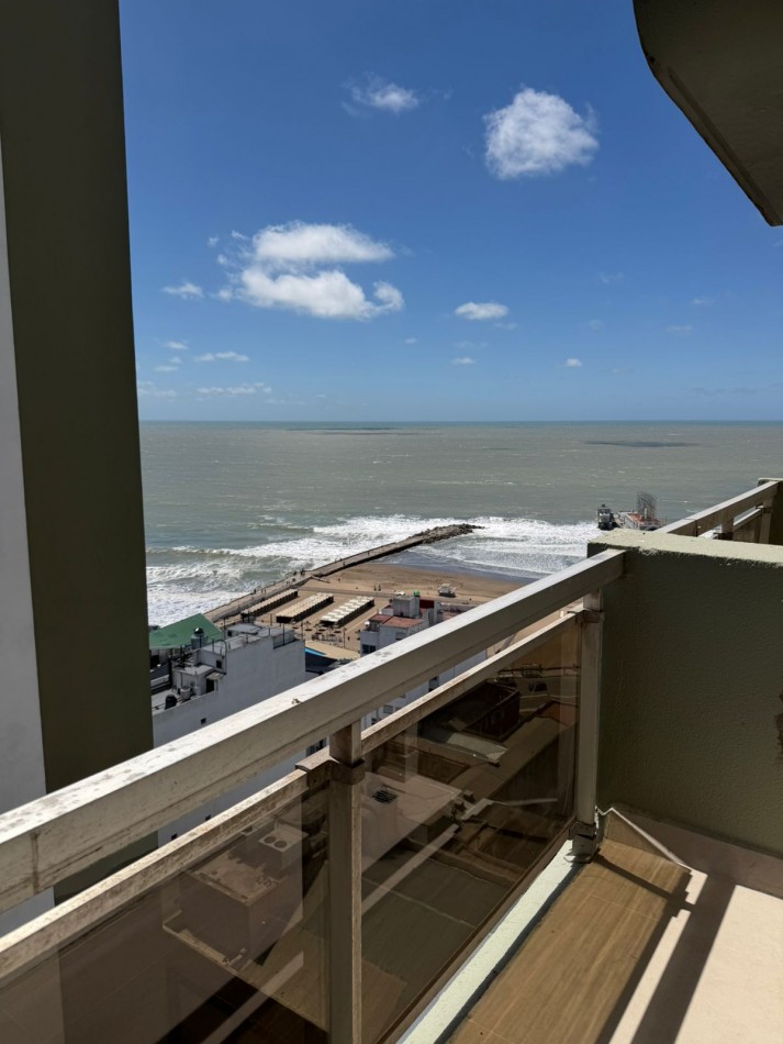 VENTA 2 AMBIENTES CON VISTA LATERAL AL MAR !! LA PERLA -