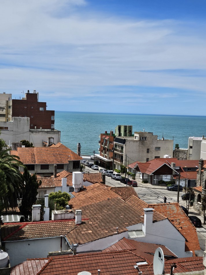 VENTA 2 AMBIENTES CON DEPENDENCIA Y VISTA LATERAL AL MAR - LA PERLA-